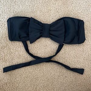 Lolli swim bow bandeau tie top